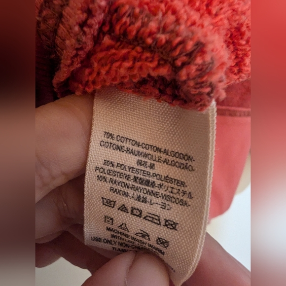 Free People - Muted Red Free People Pullover hoodie, size M, NWOT - Picture 4 of 4